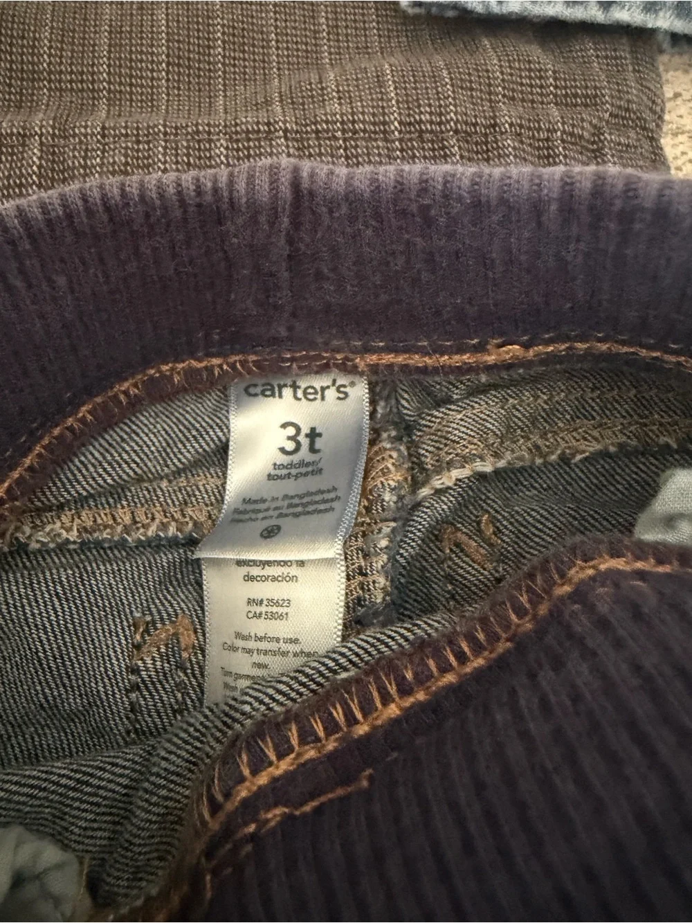 Old Navy Kids Denim and Gray Pants - Blue and Gray Mix bundle